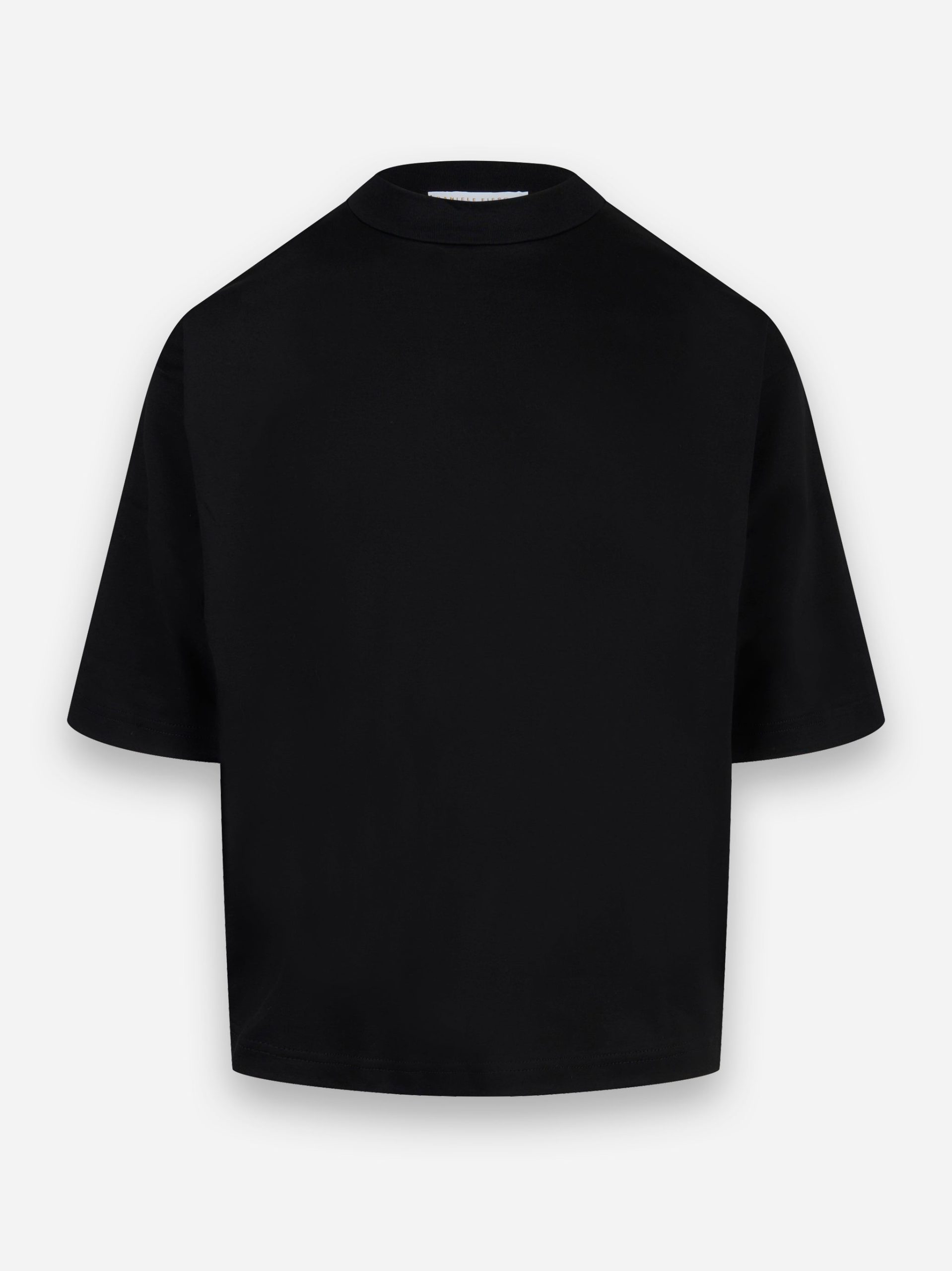 T-shirt girocollo oversize Nero