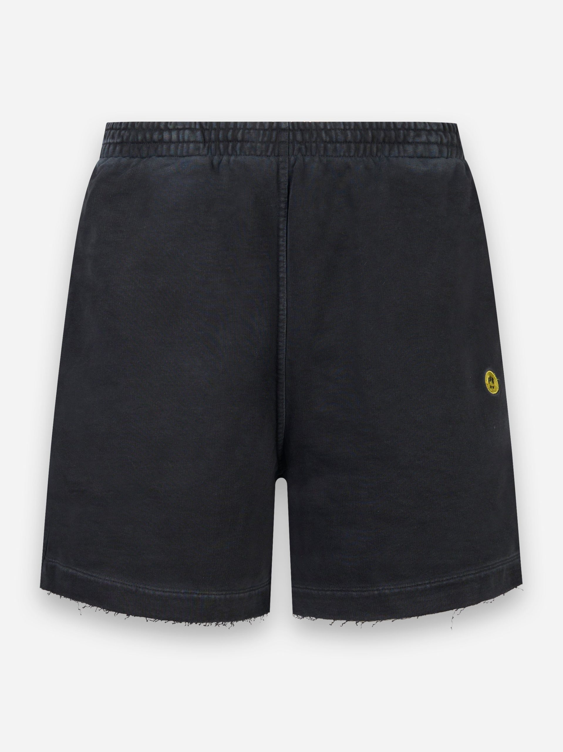 Shorts in jersey con logo Nero