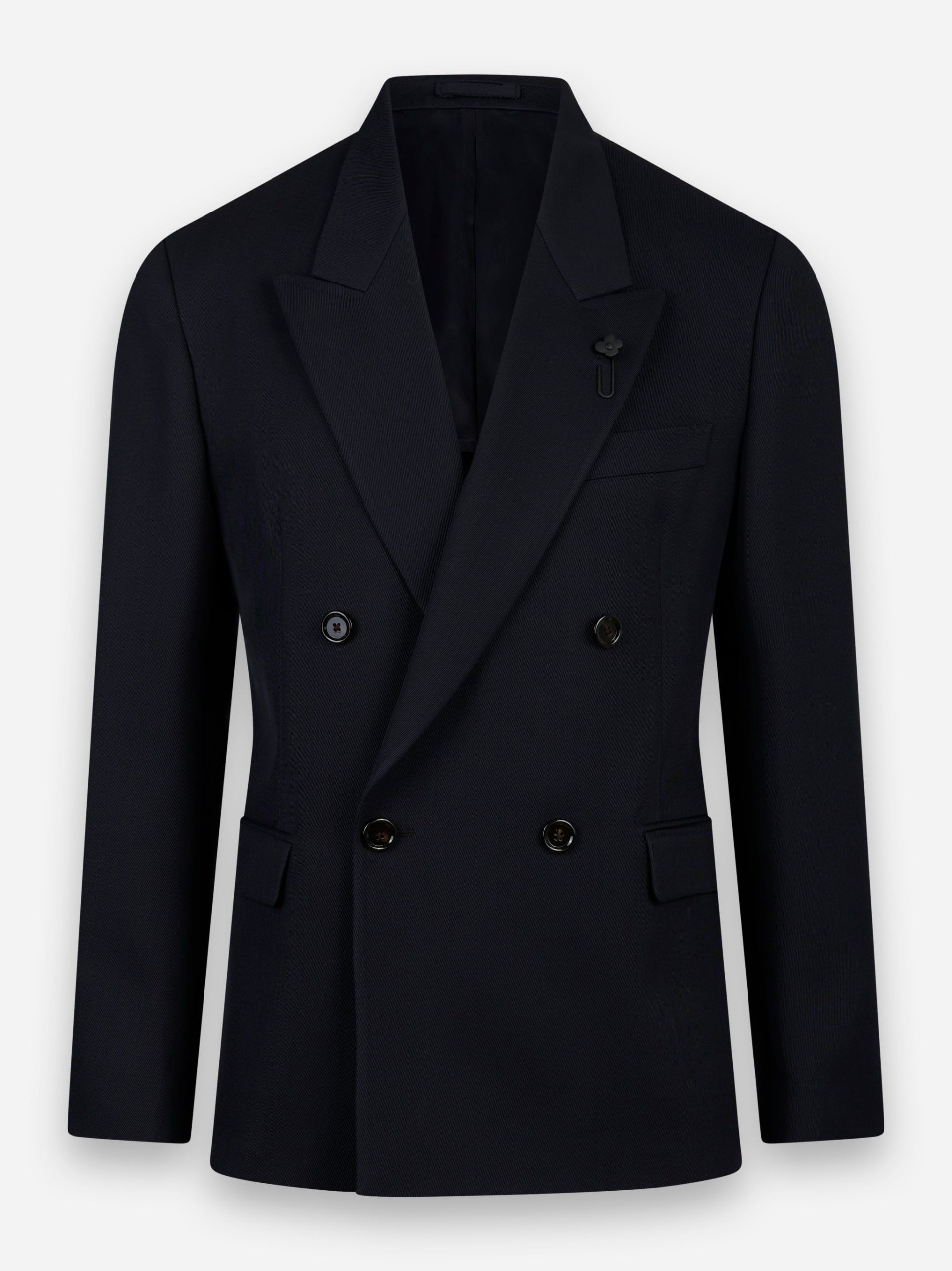 Blazer doppiopetto quattro bottoni attitude Blu