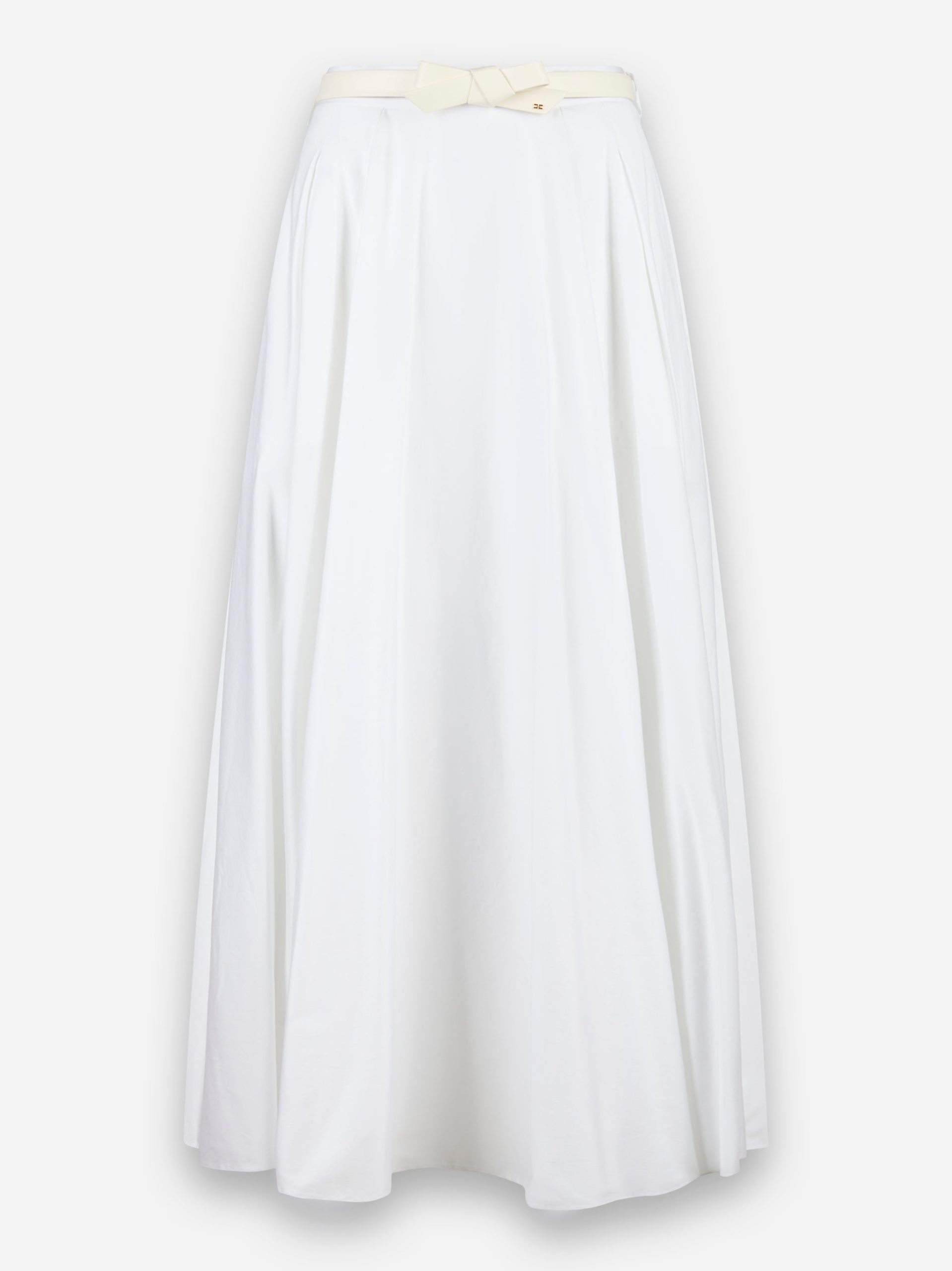 Gonna con cintura Bianco