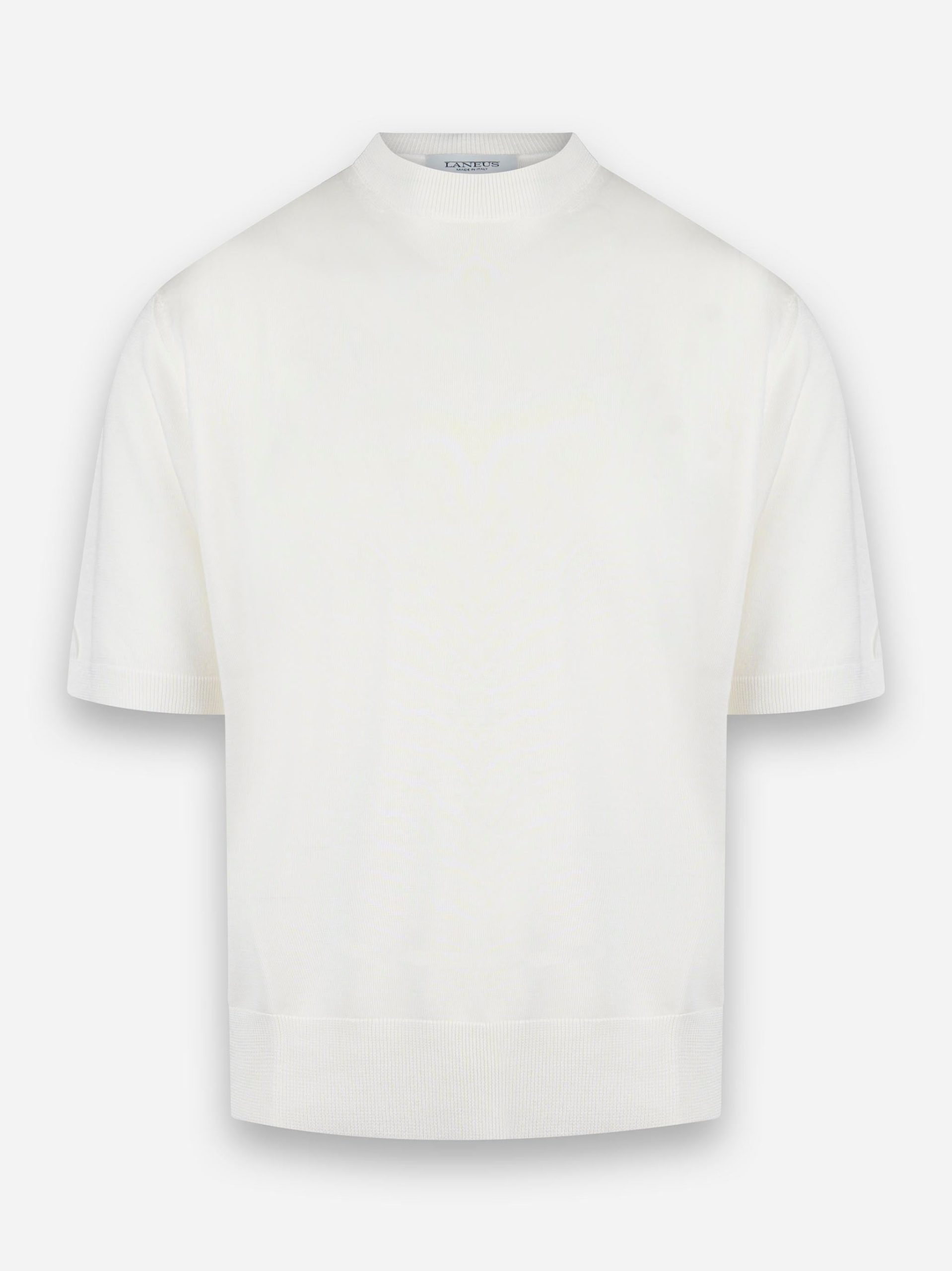 T-shirt manica corta in viscosa Bianco