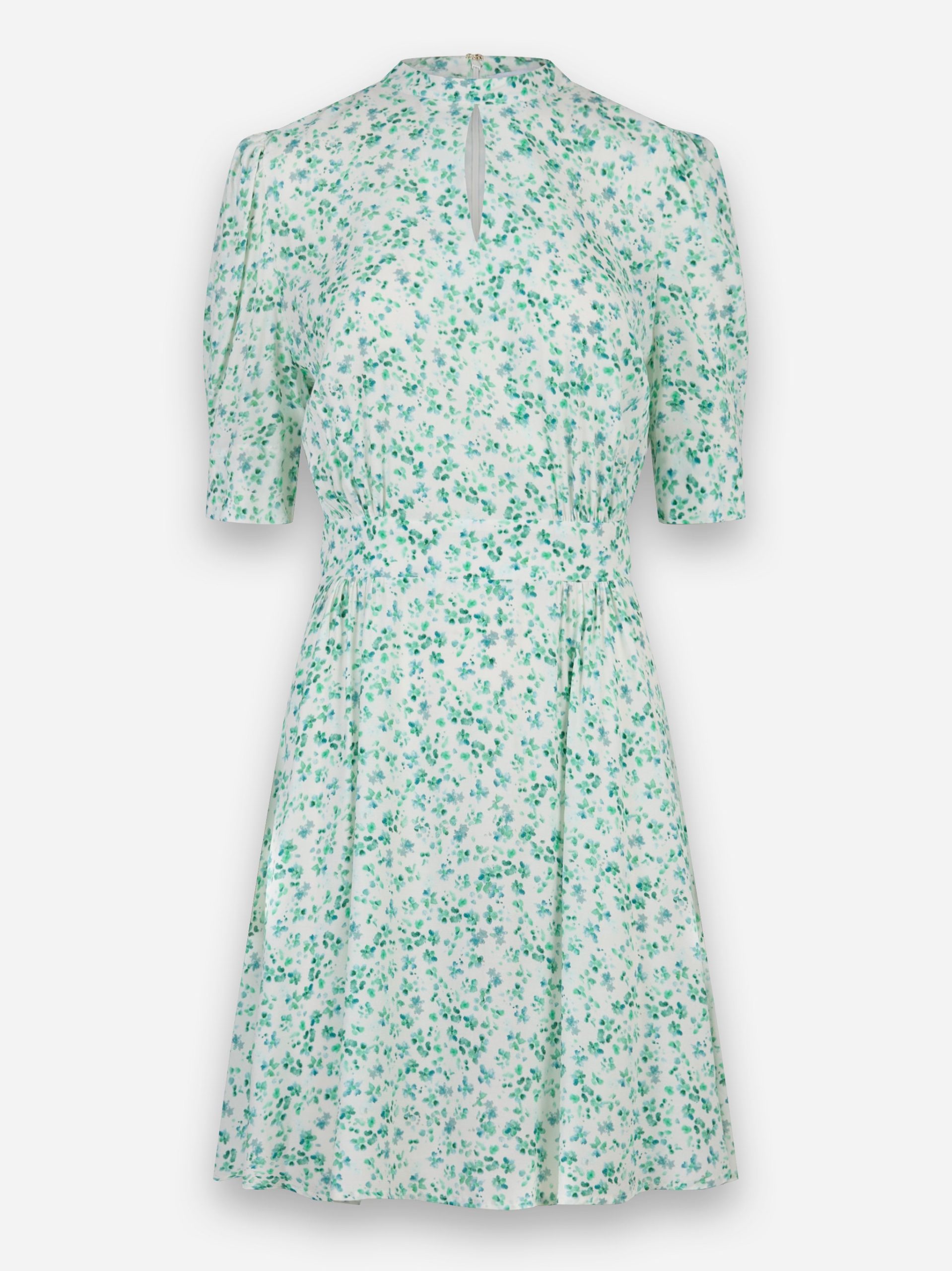 Abito Kimberly corto con manica particolare e fondo svasato Verde