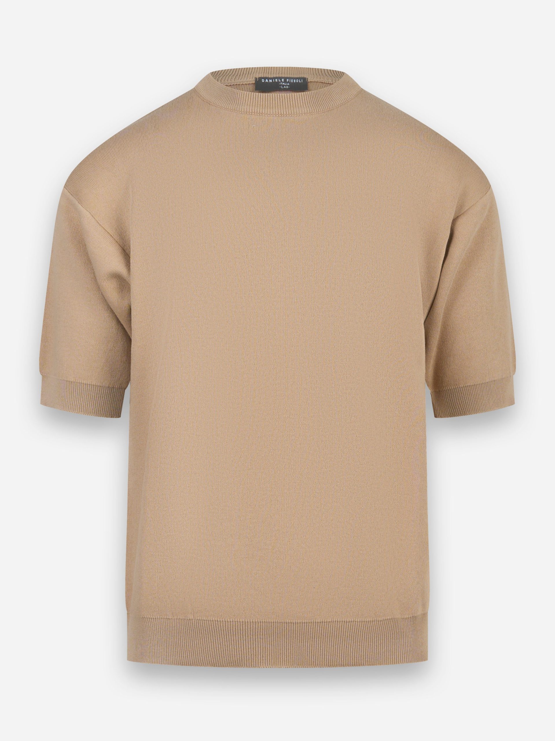 Maglia manica corta oversize Beige