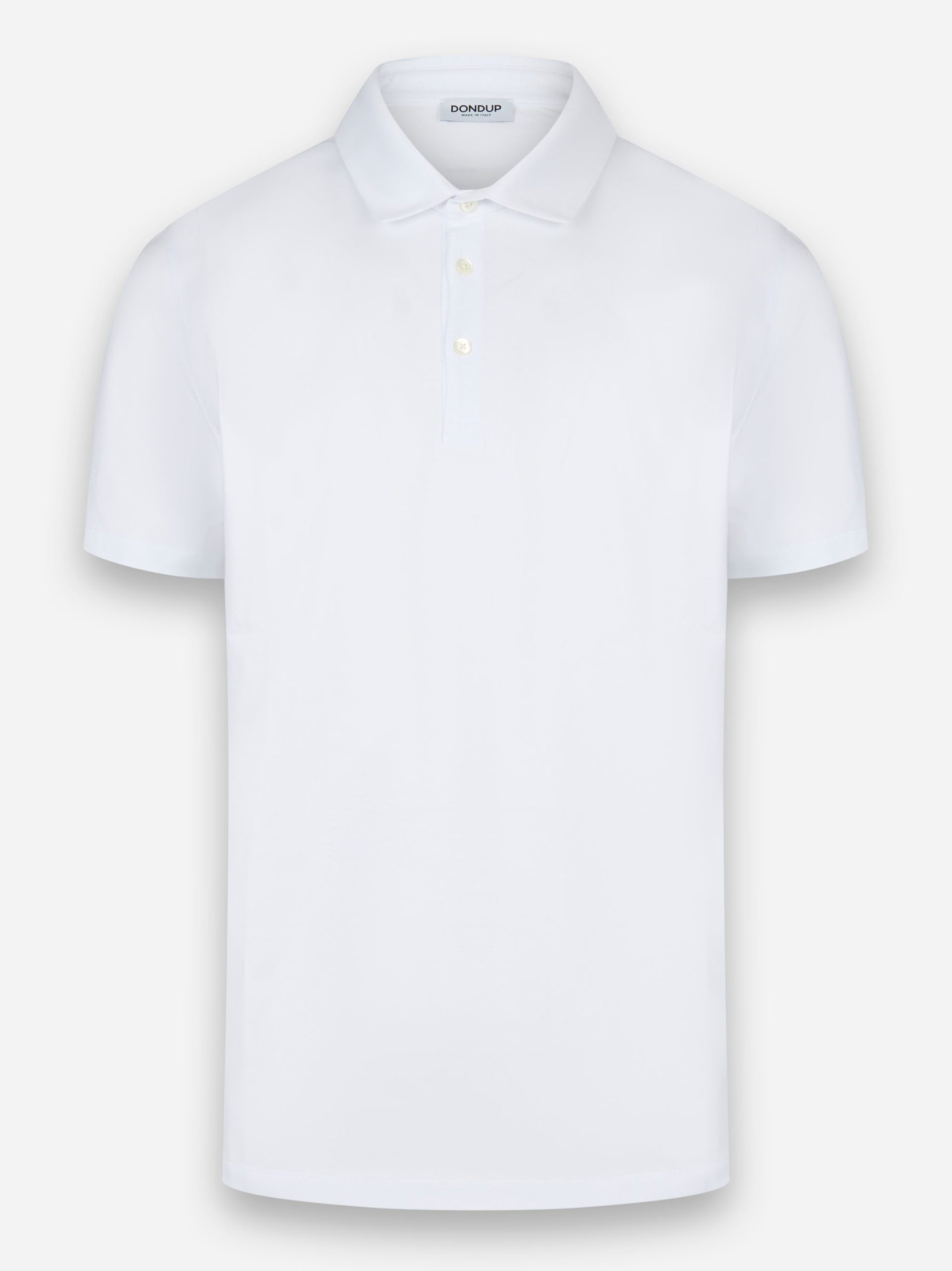 Polo manica corta in cotone Bianco