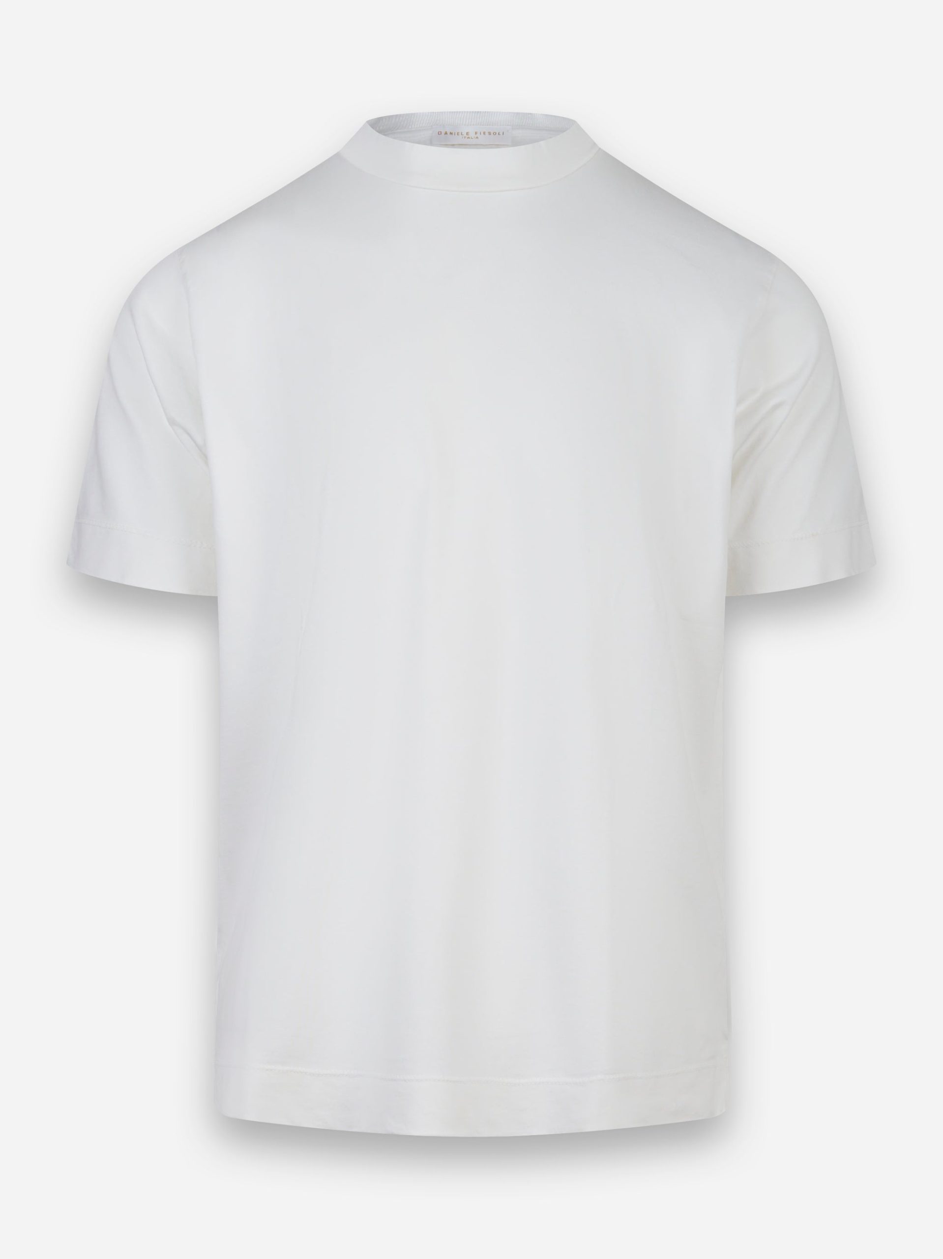 T-shirt manica corta in cupro Bianco