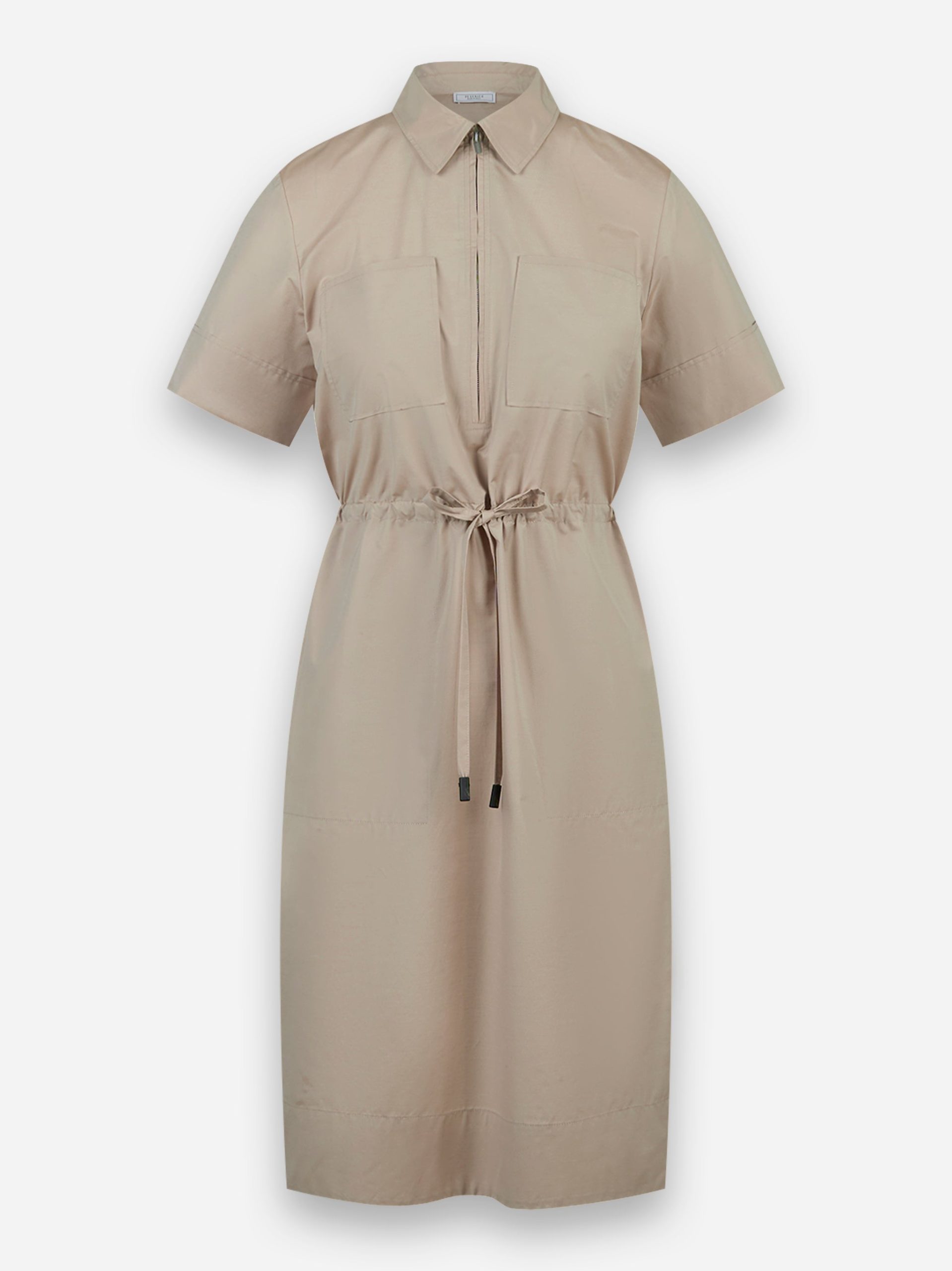 Abito leggero in tela di cotone tecnico Marrone