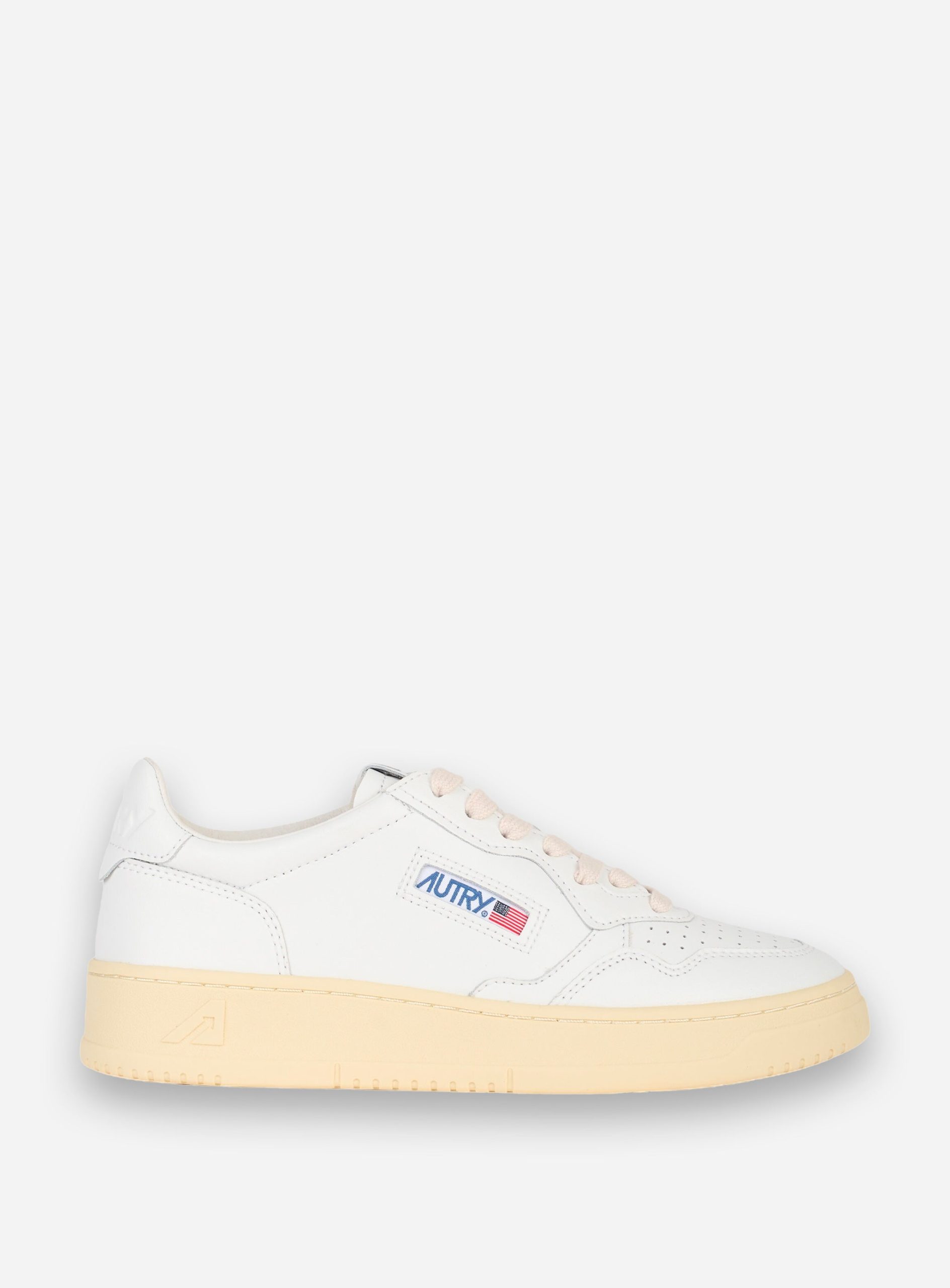 SNEAKERS MEDALIST LOW IN PELLE Bianco