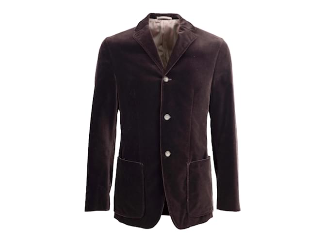 Blazer in velluto di Jil Sander Marrone