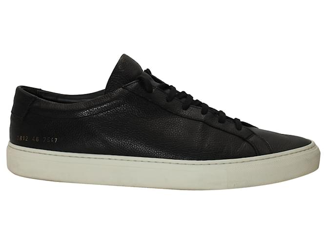 Autre Marque Common Projects Sneakers Original Achilles in Pelle Nera Nero