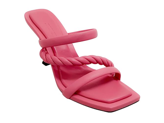 Jimmy Choo Diosa in pelle rosa caramello 90 Sandali Zsa