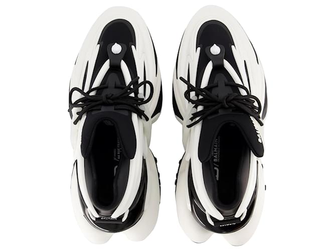 Sneaker Unicorno - Balmain - Pelle - Nero/ Bianco