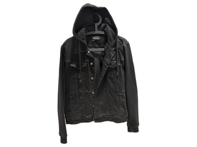 The Kooples Sport La giacca di jeans Kooples taglia XL Nero