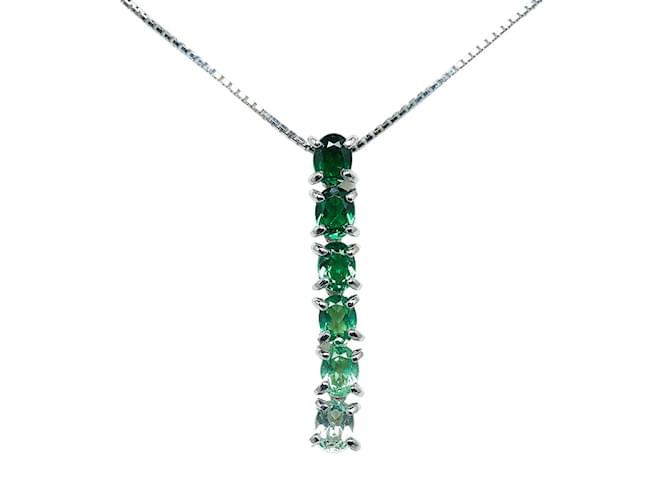 & Other Stories 18k Collana con pendente a goccia in granato dorato Argento