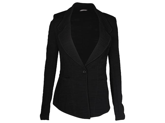 Blazer strutturato di Givenchy in viscosa nera Nero