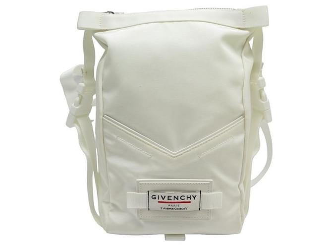 MINI ZAINO GIVENCHY BACKTOWN IN NYLON BIANCO BB50BNB0BORSA ZAINO RT