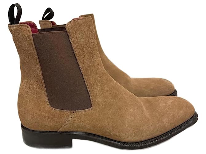 Stivali ALEXANDER MCQUEEN T.EU 40 Camoscio Cammello