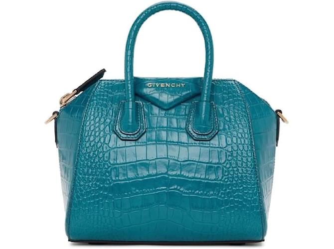 Borsa Givenchy Mini Antigona Blu