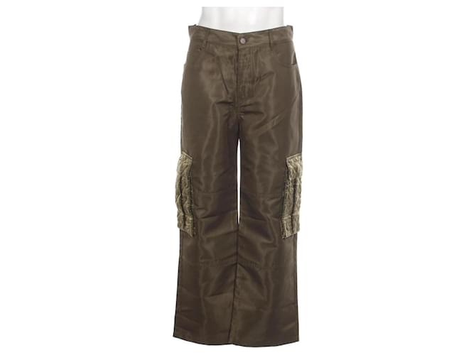 Alexander Mcqueen Pantaloni Verde