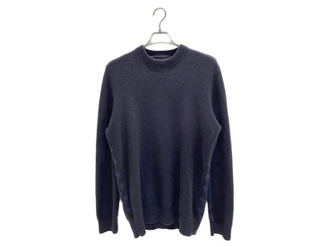 ***LOUIS VUITTON (Louis Vuitton) metà e metà monogramma lavorati a maglia Blu navy