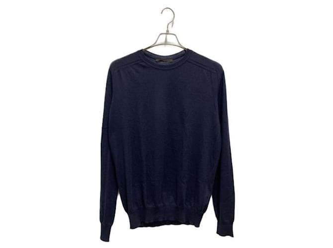 ***LOUIS VUITTON (Louis Vuitton) maglia girocollo in cashmere Blu navy