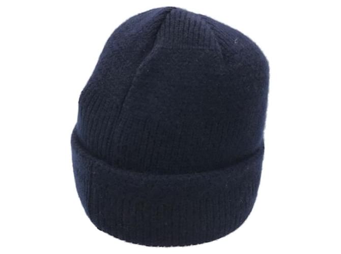 Autre Marque ***Nove Sarto (Nove Taylor) cappello lavorato a maglia di cashmere Blu navy