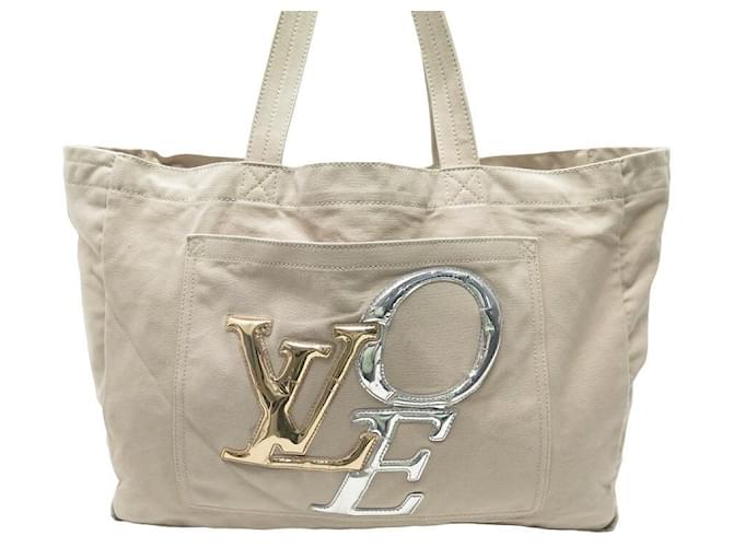BORSA A MANO CABAS M LOUIS VUITTON95465 QUESTA È LA TELA D'AMORE CHE È UNA BORSA TOTE D'AMORE Beige