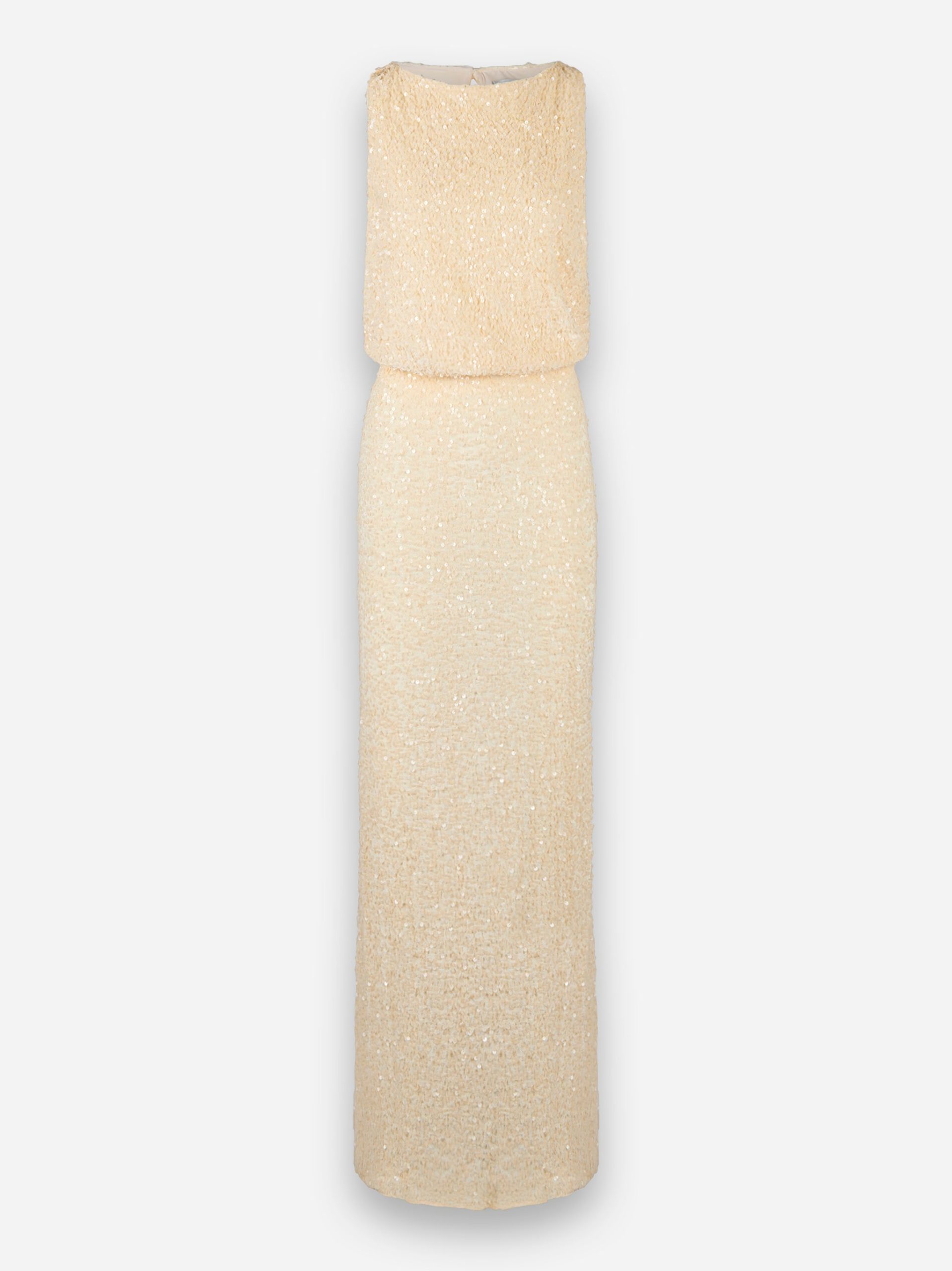 Abito Red Carpet in paillettes con dettaglio logo Giallo