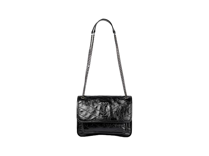 Borsa a tracolla Niki Baby di Saint Laurent Nero
