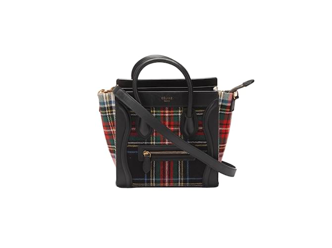 Luggage Céline Borsa per bagagli in nano tartan Multicolore