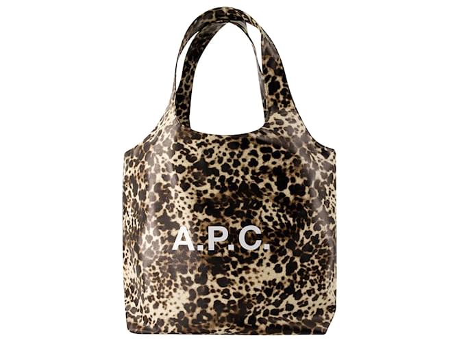 Apc Borsa Tote Ninon - A.P.C. - Sintetico - Stampa leopardata