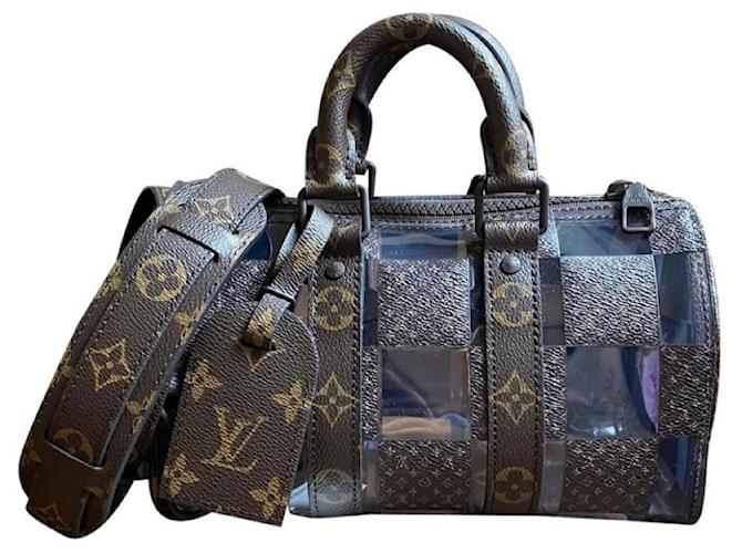 Abbesses Louis Vuitton Keepall 25 Virgil Abloh Marrone