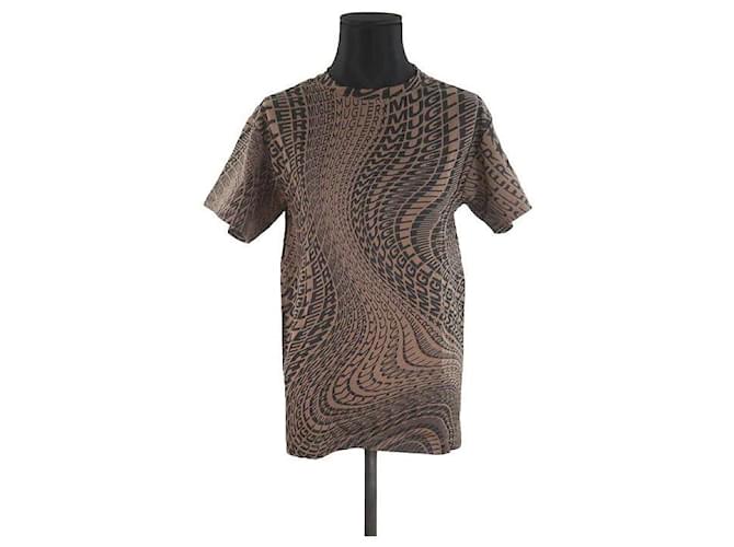 Thierry Mugler maglietta di cotone Marrone