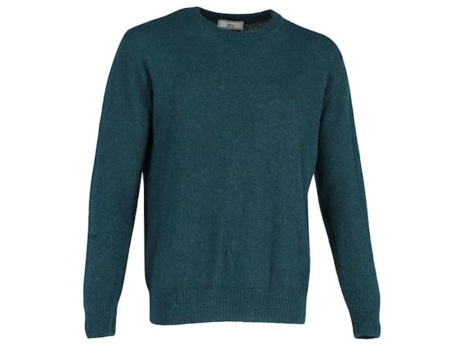 Maglione girocollo Ami Paris in lana verde