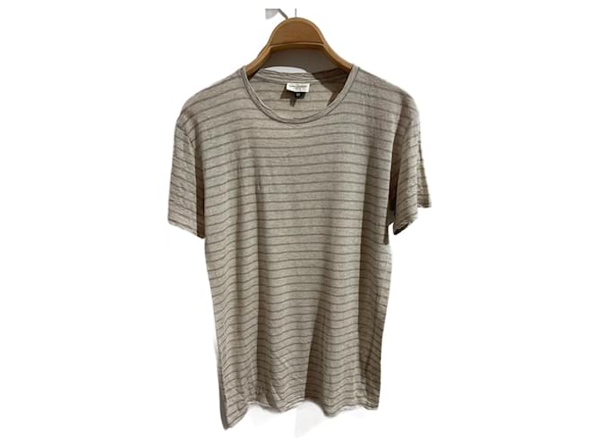 T-shirt SAINT LAURENT T.International S Sintetico Beige