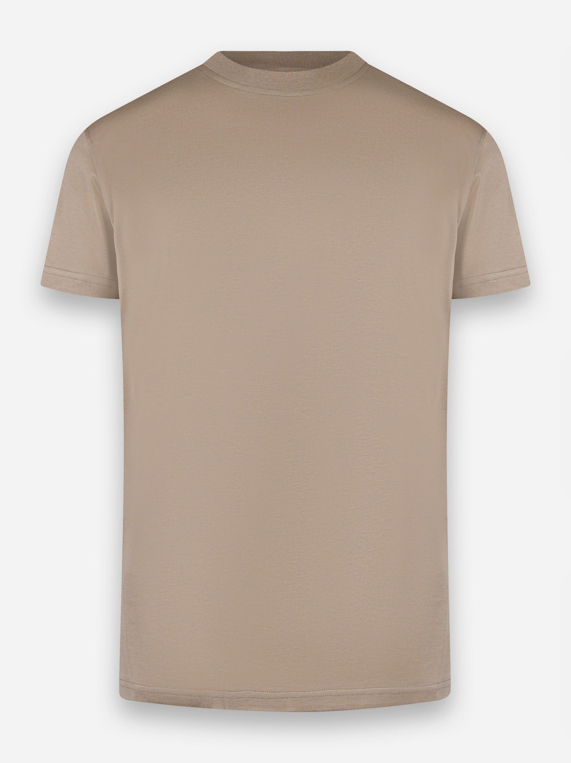 T-shirt girocollo Beige