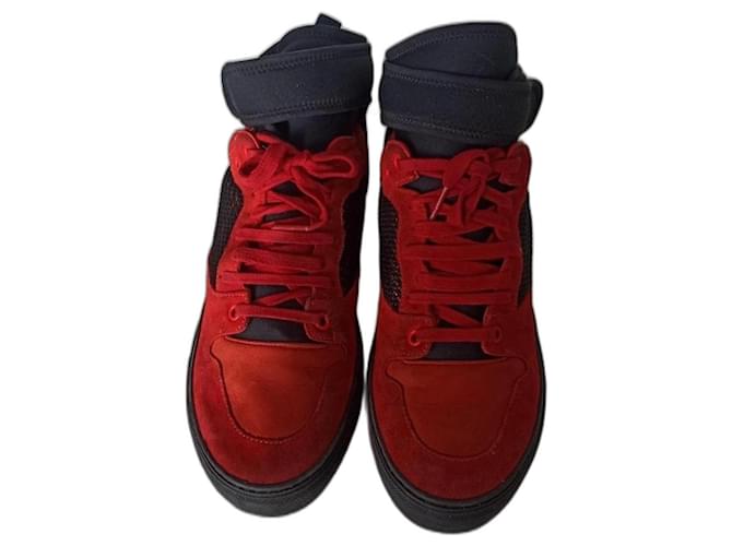 Balenciaga SNEAKERS HI rosse Nero Rosso