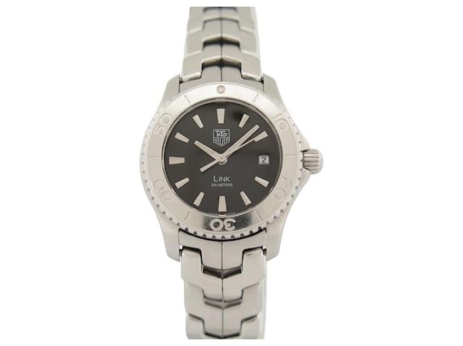 OROLOGIO TAG HEUER LINK DA DONNA WJ1314 27 OROLOGIO MM IN ACCIAIO AL QUARZO PALLADIE STEEL Argento