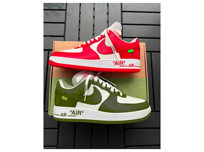 Autre Marque Air Force 1 Low Rosse Rosso