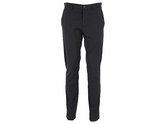 Pantaloni casual slim Theory in poliammide nera Nero