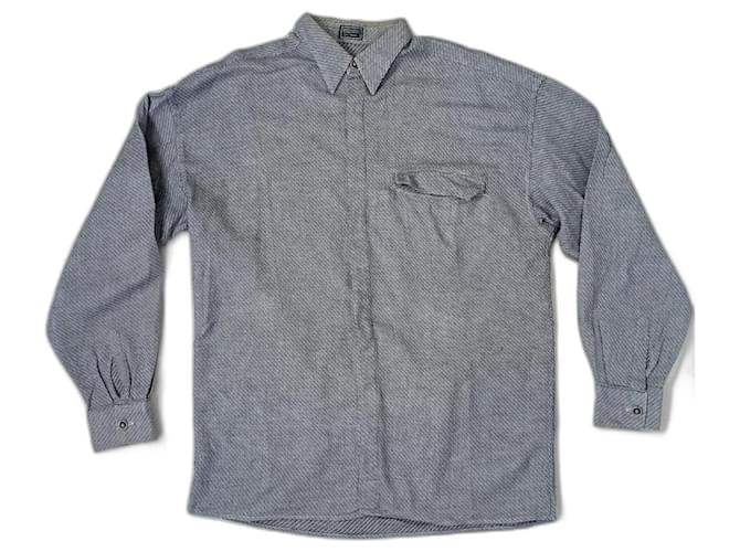 Versus Versace Camicia vintage Versace da uomo anni '90 Grigio