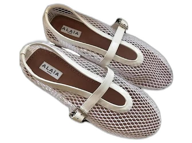 Alaïa Ballerine Bianco