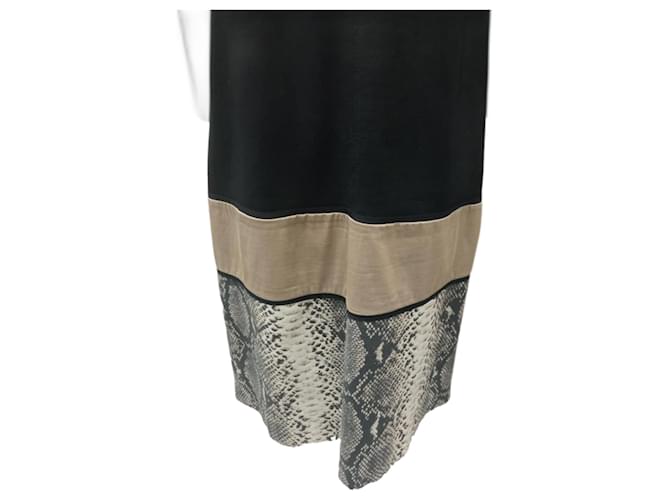 Autre Marque Vestido Negro de Manga Larga Nero