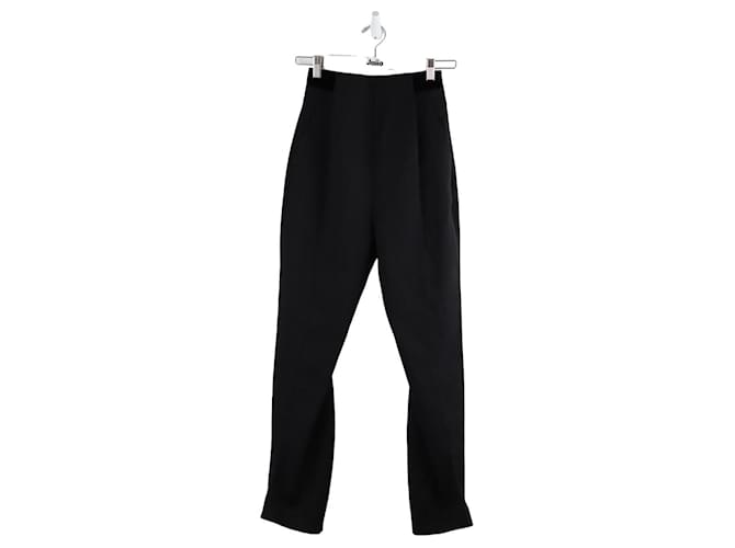 Balenciaga Pantaloni in lana carota Nero