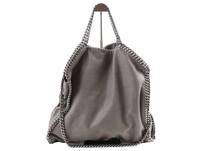 Stella Mc Cartney Borsa tote in pelle vegetale Grigio