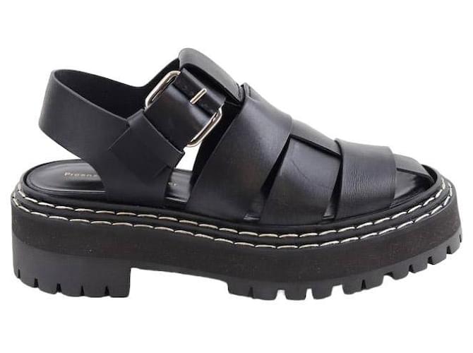 Proenza Schouler Sandali in pelle Nero