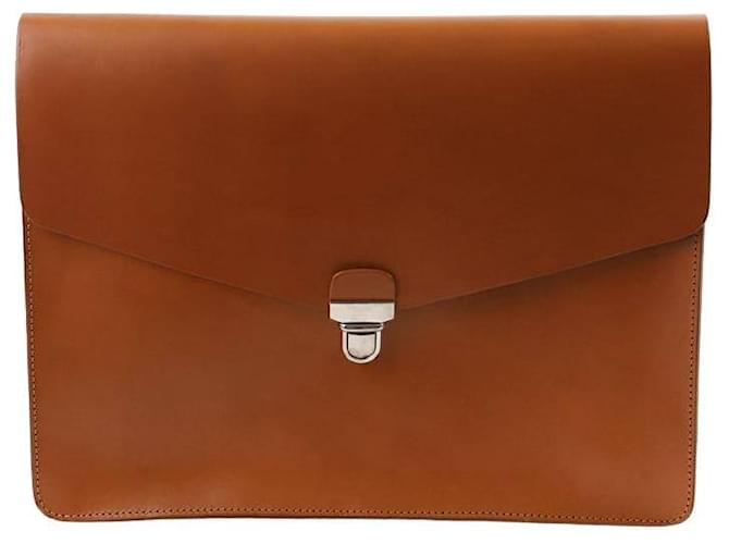 Apc Cartella in pelle Marrone