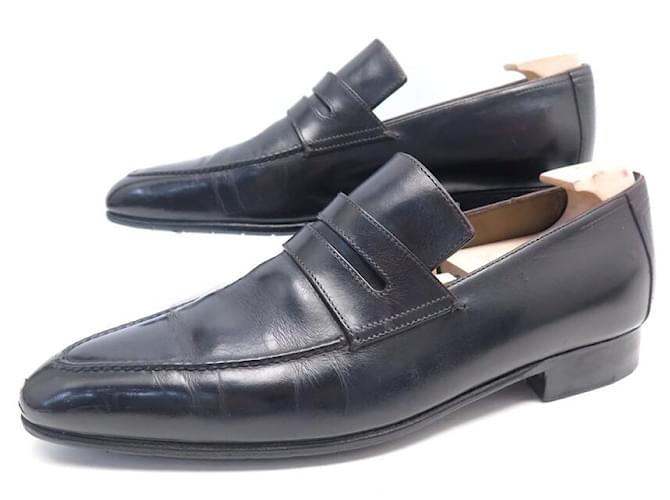 BERLUTI SHOES ANDY DEMESURE MOCASSINI 7 41 SCARPE IN PELLE SCARPE Nero