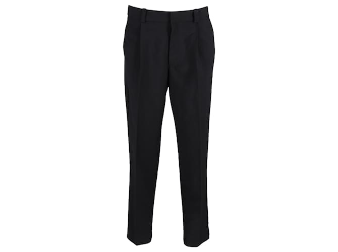 Pantaloni da completo di Acne Studios in lana nera Nero