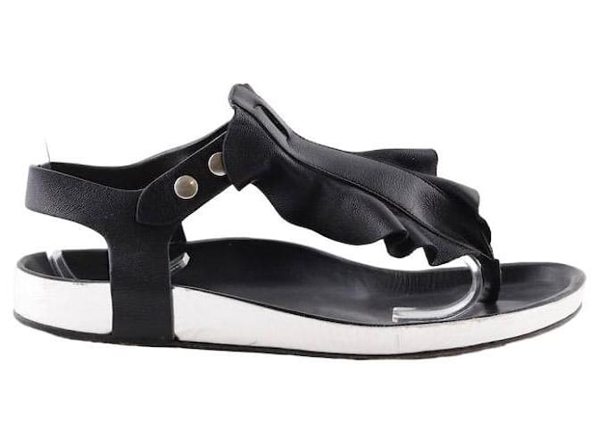 Isabel Marant Sabot in pelle Nero