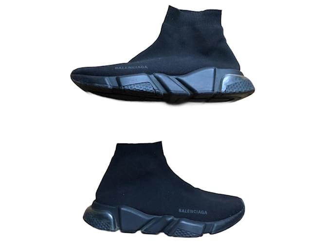 Balenciaga Speed Trainers EU 43 (edizione limitata nera su nera) Nero